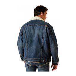 Sherpa Lined Mens Trucker Jacket Blue Rock - Item # 49967