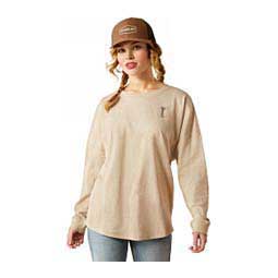 Miller Oversized Womens Tee Oatmeal Heather - Item # 49969