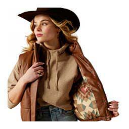 Swirls Faux Leather Womens Vest Leather - Item # 49972