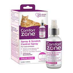 Comfort Zone Spray Deterrent & Scratch Control Spray for Cats and Kittens 2 fl oz - Item # 49978