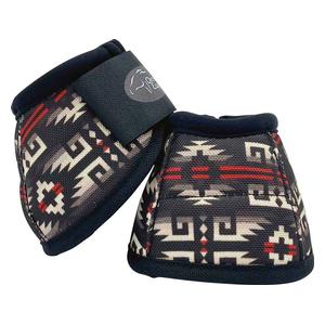 Ortho Equine No-Turn Horse Bell Boots - Pattern Pendleton - Item # 50014