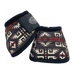 Ortho Equine No-Turn Horse Bell Boots - Pattern Pendleton - Item # 50014