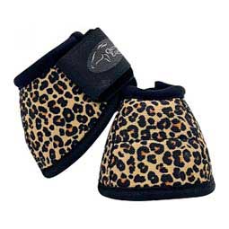 Ortho Equine No-Turn Horse Bell Boots - Pattern Cheetah - Item # 50014