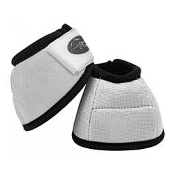 Ortho Equine No-Turn Horse Bell Boots - Solid White - Item # 50017