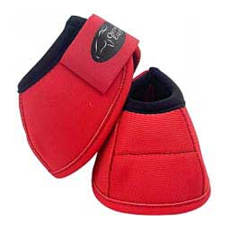 Ortho Equine No-Turn Horse Bell Boots - Solid Red - Item # 50017