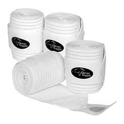 Perforated Elastic Polo Horse Leg Wraps White - Item # 50023
