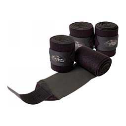 Recover Therapeutic Polo Horse Leg Wraps Black - Item # 50024