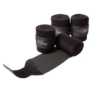 Recover Therapeutic Polo Horse Leg Wraps Black - Item # 50024