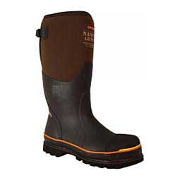 Nanotoe Protective Waterproof Mens Work Boot with Gusset Brown/Orange - Item # 50028