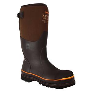 Nanotoe Protective Waterproof Mens Work Boot with Gusset Brown/Orange - Item # 50028