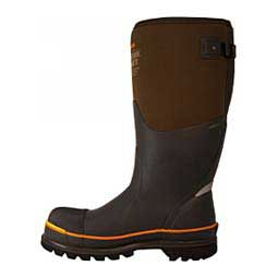 Nanotoe Protective Waterproof Mens Work Boot with Gusset Brown/Orange - Item # 50028