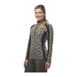 Cool Alignment Ice Fil Womens Long Sleeve Shirt Olive Grove/Black - Item # 50089