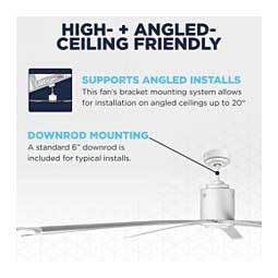 Maxx Air 96-in Indoor/Outdoor 6-Speed Ceiling Fan White - Item # 50094