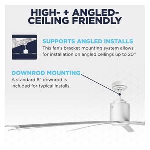 Maxx Air 96-in Indoor/Outdoor 6-Speed Ceiling Fan White - Item # 50094
