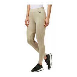Performance Knee Patch Pocket Womens Riding Tight Tan - Item # 50095