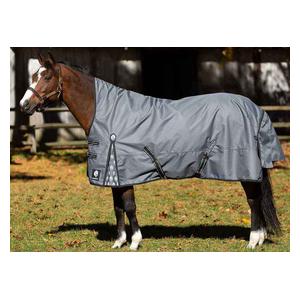 Arktis Medium Weight Extended Neck Turnout Horse Blanket Charcoal/Gray - Item # 50100