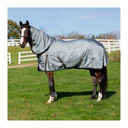 Thunder360 Heavy Weight Detach-a-Neck Turnout Horse Blanket Pewter - Item # 50104
