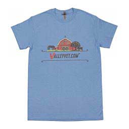Valley Vet Farm Scene Logo T-Shirt Carolina Blue - Item # 50138