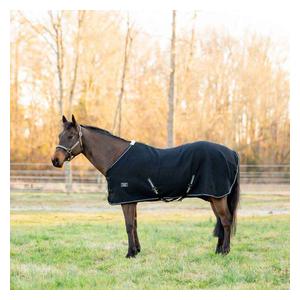 Waffle Weave Standard Neck Horse Cooler Black - Item # 50190