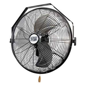 Maxx Air 18-in 3-Speed Wall Mount Fan Black - Item # 50195