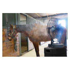 Maxx Air 18-in 3-Speed Misting Fan with 40 Gallon Tank Black - Item # 50196