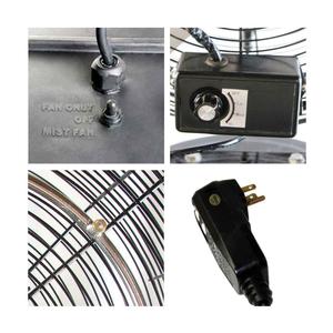Maxx Air 18-in 3-Speed Misting Fan with 40 Gallon Tank Black - Item # 50196