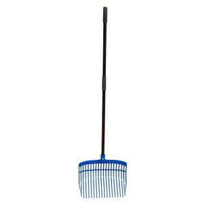 Manure Fork Scoop Head with Handle Royal Blue - Item # 50210