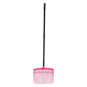 Manure Fork Scoop Head with Handle Pink - Item # 50210