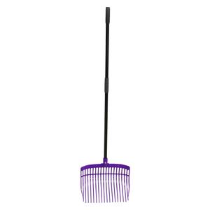 Manure Fork Scoop Head with Handle Purple - Item # 50210