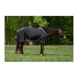 Shelter Closed Front Horse Stable Sheet Black Gray - Item # 50244
