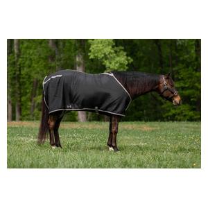 Shelter Closed Front Horse Stable Sheet Black Gray - Item # 50244