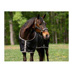 Shelter Closed Front Horse Stable Sheet Black Gray - Item # 50244