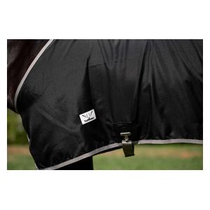 Shelter Closed Front Horse Stable Sheet Black Gray - Item # 50244