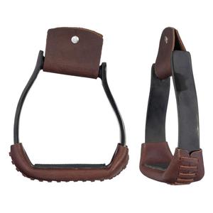 Angled Aluminum 3-in Stirrups Black - Item # 50254