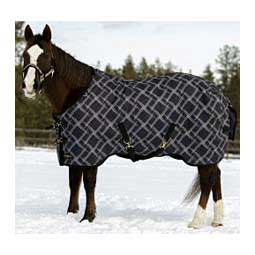 Signature Heavy Weight Surefit Horse Turnout Blanket Black Plaid - Item # 50256