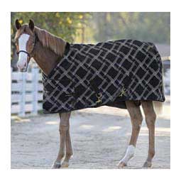 Signature Adjustable Yearling Turnout Horse Blanket Black Plaid - Item # 50276
