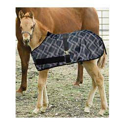 Signature Adjustable Turnout Foal Blanket Black Plaid - Item # 50277