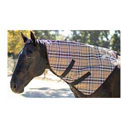 Horse Protective Neck Cover Black Plaid - Item # 50282