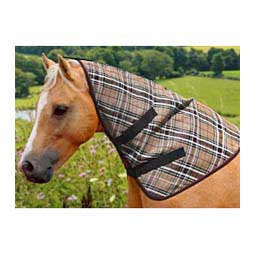 Pony Protective Neck Cover Black Plaid - Item # 50283