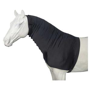Lycra Faceless Mane Stay Horse Hood Black - Item # 50292