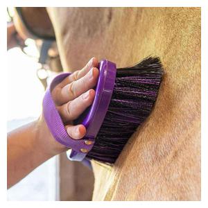 Comfort Grip Angled Med/Soft Bristle Brush Purple - Item # 50293