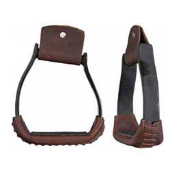Angled Aluminum 2-in Stirrups Black - Item # 50294