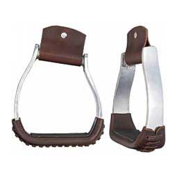 Angled Aluminum 2-in Stirrups Silver - Item # 50294