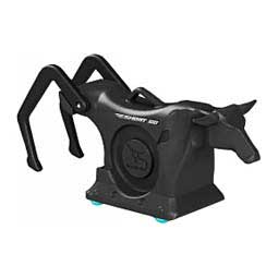 Short Go Roping Dummy on LED Wheels Black - Item # 50310