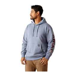 Rebar Graphic Mens Hoodie Heather Blue - Item # 50330