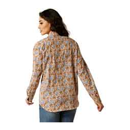 Floral Homestyle Button Front Womens Shirt Floral - Item # 50335