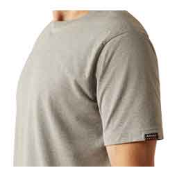 Rebar Cotton Strong Standard Mens T-Shirt Heather Gray - Item # 50336
