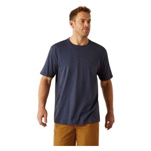 Rebar Cotton Strong Standard Mens T-Shirt Navy Heather - Item # 50336