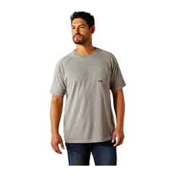 Rebar Cotton Strong Groundbreaker Mens T-Shirt Heather Gray - Item # 50337