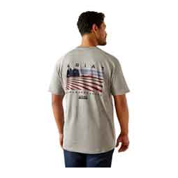 Rebar Cotton Strong Groundbreaker Mens T-Shirt Heather Gray - Item # 50337